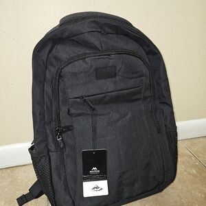 NWT Matein Black Backpack USB Charging Port Laptop Sleeve Outer Pockets Large